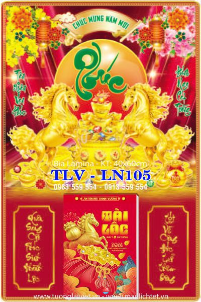 Bìa Laminate Chữ Phúc