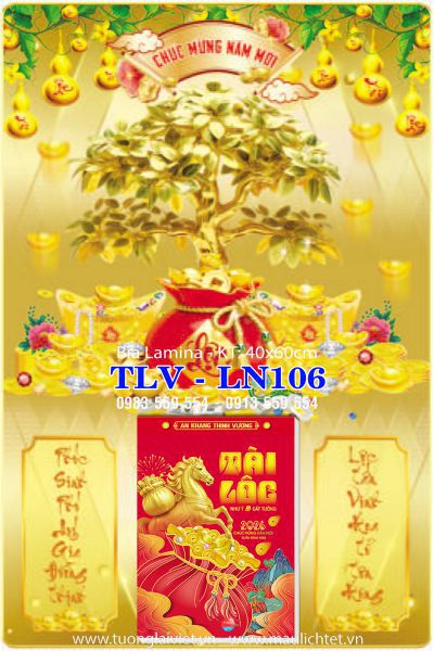 Bìa Laminate Túi Vàng Tài Lộc