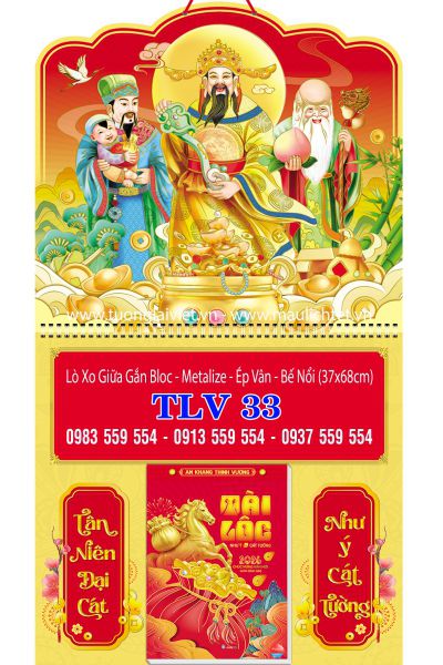 Bìa lò xo giữa Phúc lộc thọ
