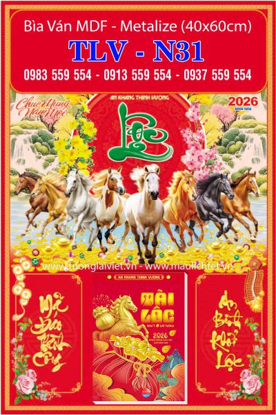 Bìa treo bloc Lộc Xuân