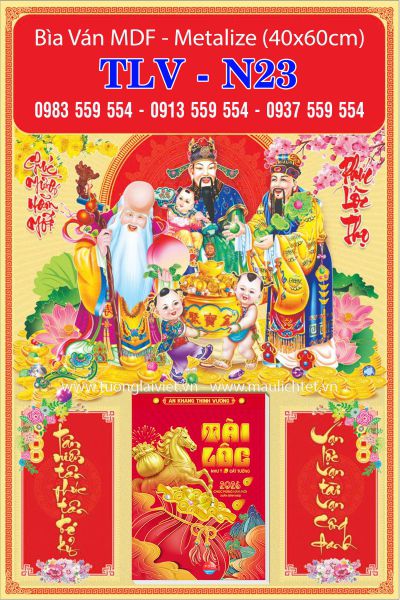 Bìa treo bloc Phước Lộc Thọ Toàn