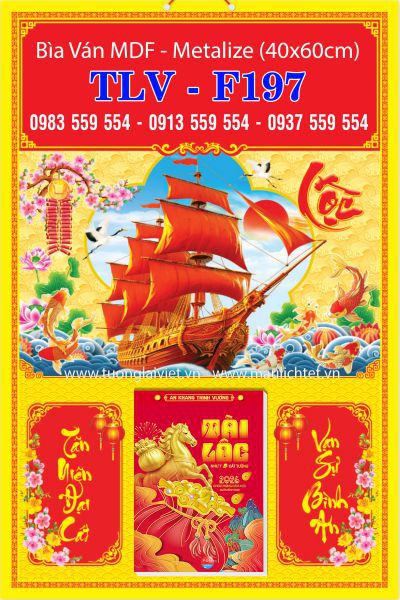 Bìa treo bloc Thuận Buồm Như Ý