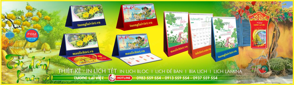 In ấn Lịch Để Bàn