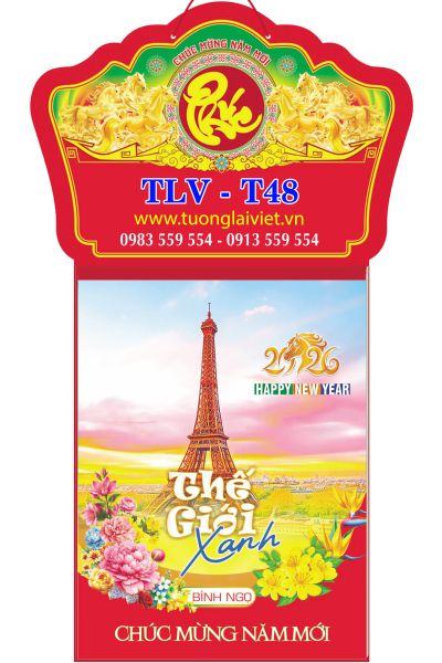 In Lịch bloc 52 tuần Chữ Phúc