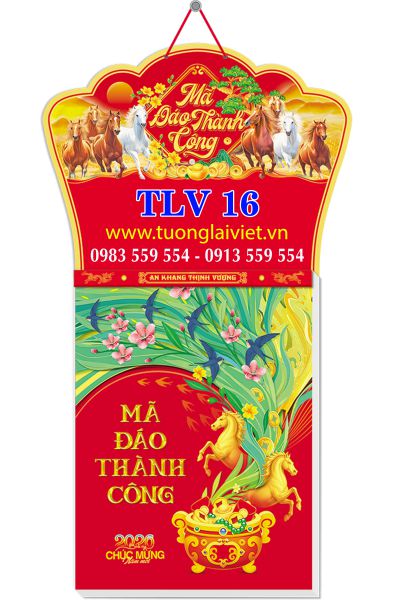In Lịch bloc 52 tuần Mã Đáo Thành Công