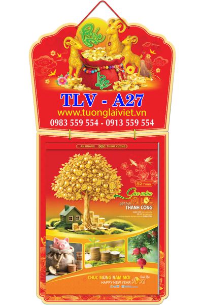 In Lịch bloc 52 tuần Khai Xuân Đại Cát