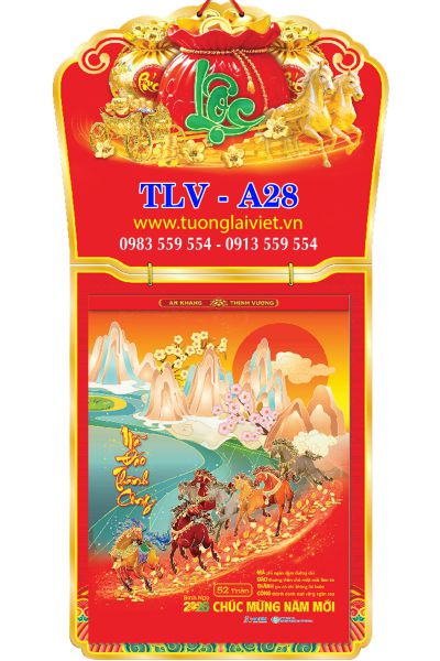In Lịch bloc 52 tuần Lộc Xuân