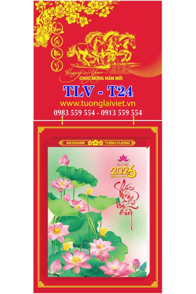 In Lịch bloc Bìa treo sơn mài