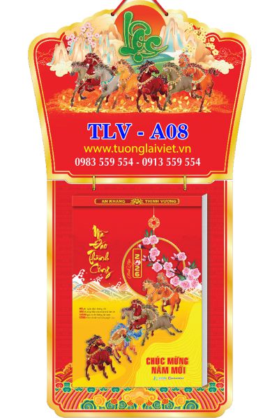 In Lịch bloc Con giáp tài lộc