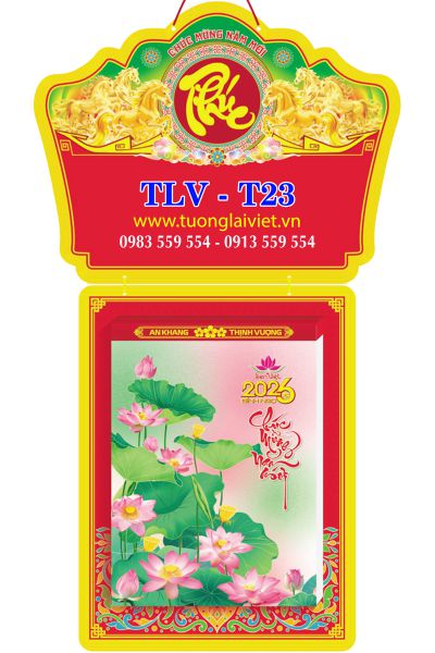 In Lịch bloc Hoa sen
