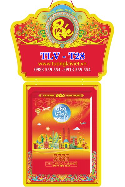 In Lịch bloc Phong cảnh thế giới