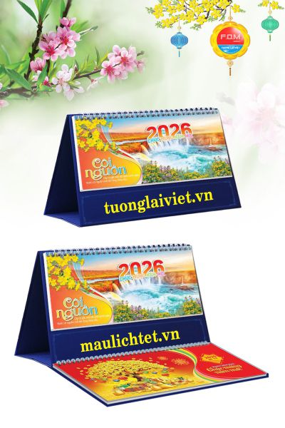 In Lịch Để Bàn Cọi Nguồn
