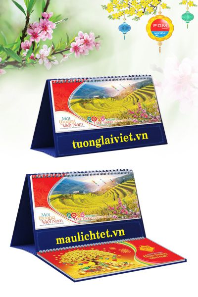 In Lịch Để Bàn Du Lịch Việt Nam