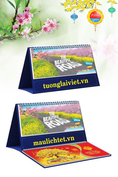 In Lịch Để Bàn Những Con Đường Đẹp