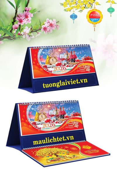 In Lịch Để Bàn Sống Đẹp