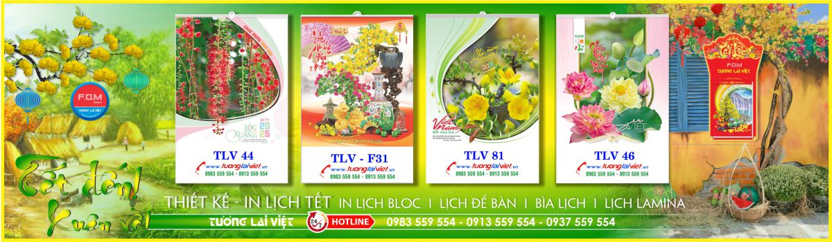 In Lịch Tờ In ấn TLV