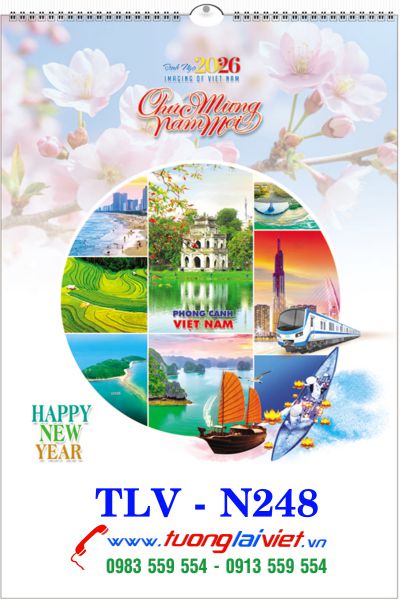 Lịch 7 Tờ Phong Cảnh Việt Nam