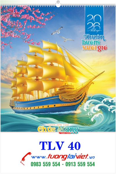 Lịch 7 Tờ Thuận Buồm Xuôi Gió