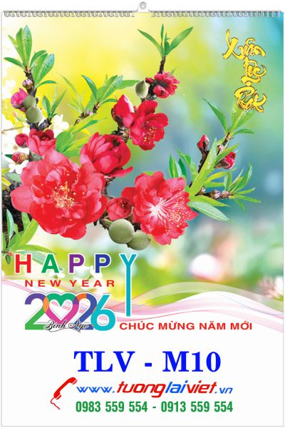 Lịch 7 Tờ Xuân Lộc Phát