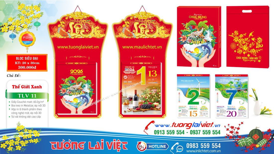 Lịch bloc Lộc xuân