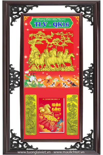 Lịch khung nhựa Mã Đáo Thành Công