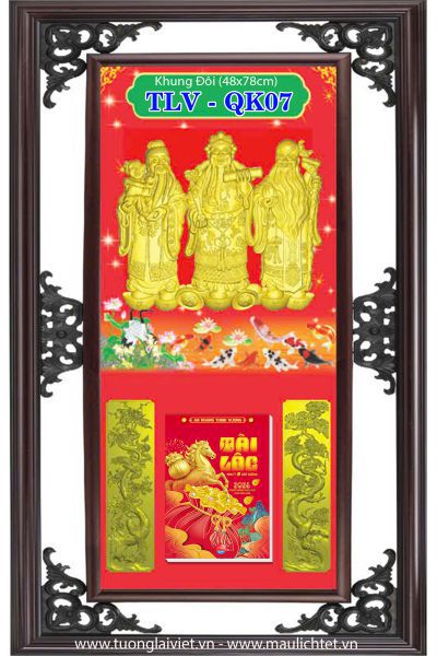 Lịch khung nhựa Phúc Lộc Thọ