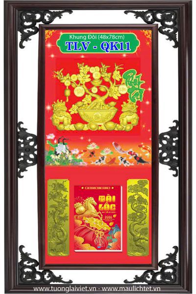 Lịch khung nhựa Xuân Phát Tài