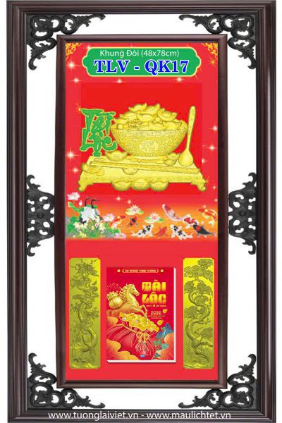 Lịch khung nhựa Xuân Tài Lộc
